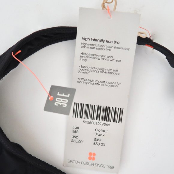 SWEATY BETTY High Intensity Sports bra NWT 38E - Picture 5 of 10